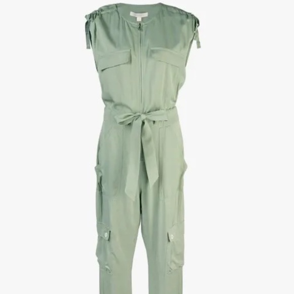 Jonathan Simkhai Twill Fly Boilersuit - Size 6 - Picture 1 of 5